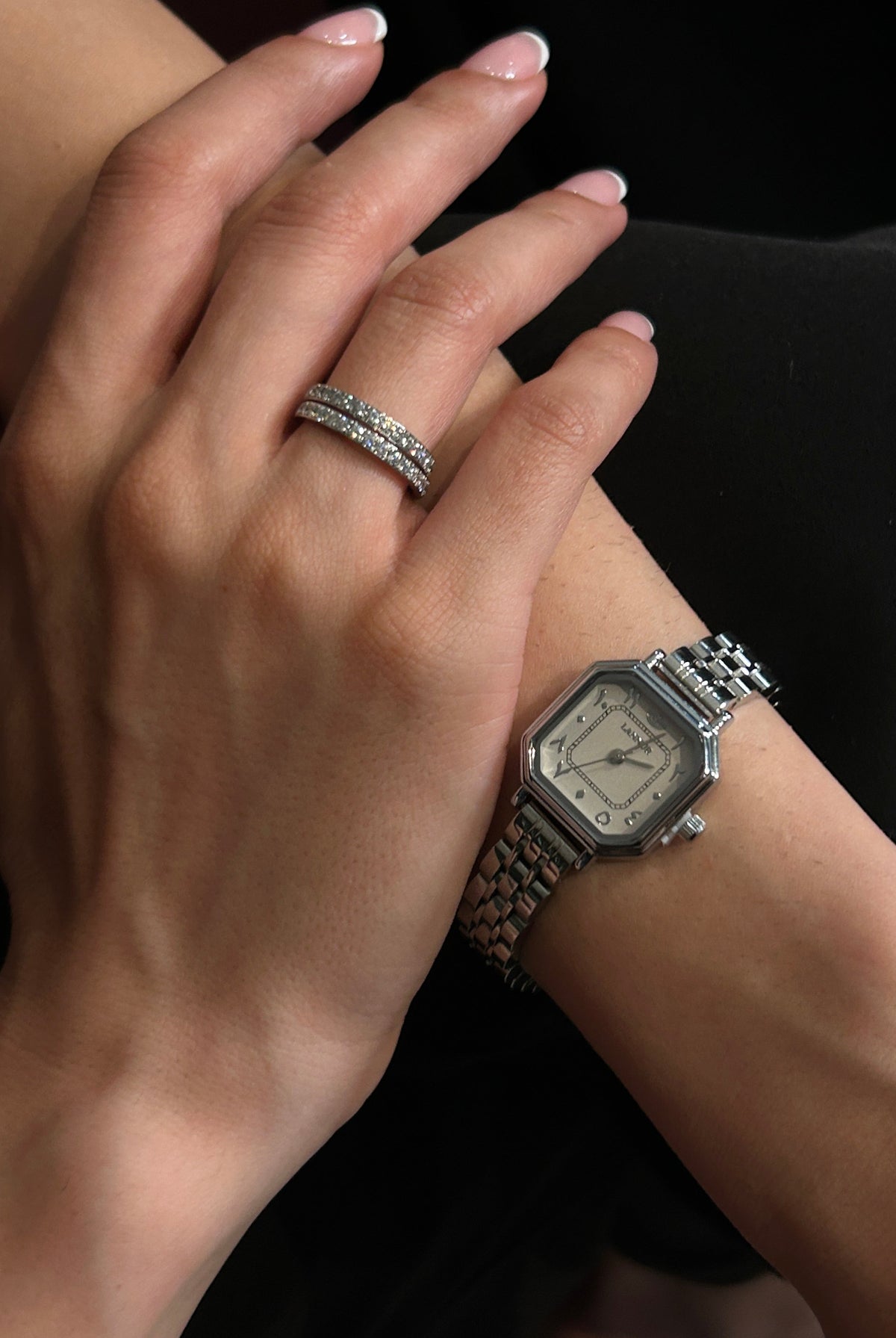 Amira silver women's watch with Eastern Arabic numeral dial — view 2