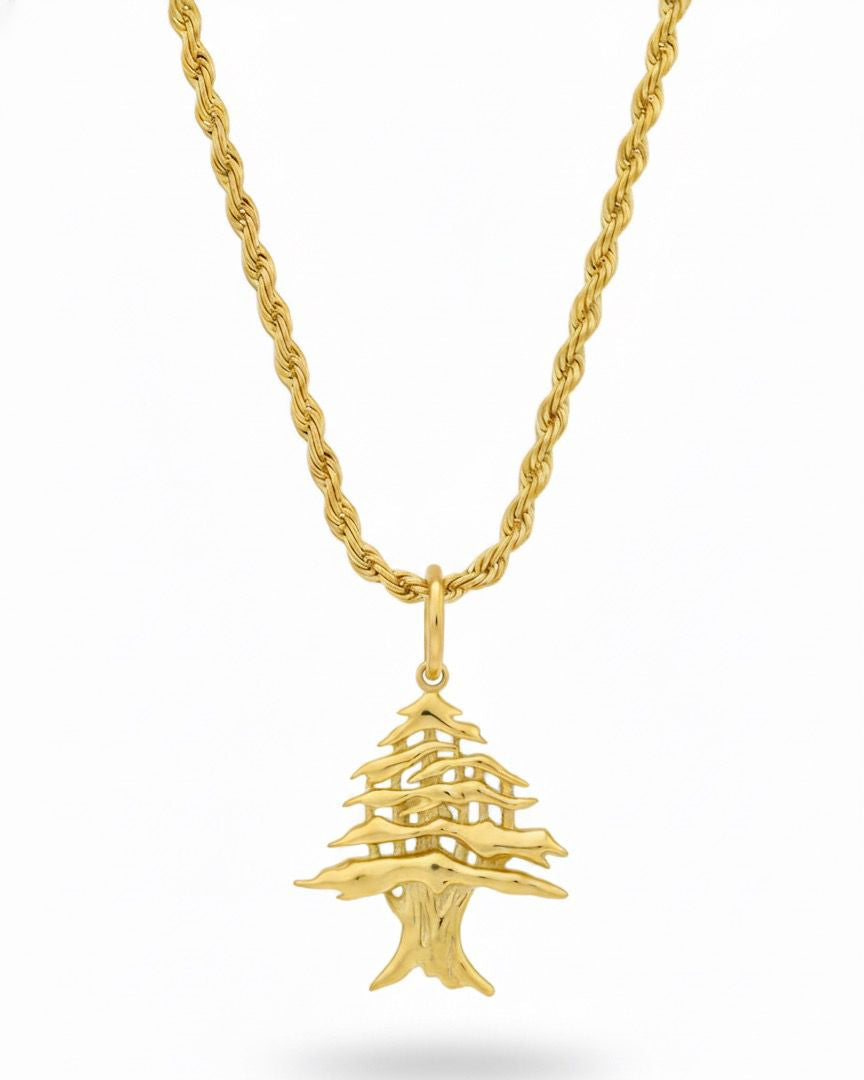 CEDAR OF LEBANON NECKLACE